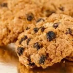 Receita de Cookies de aveia e passas