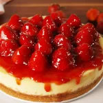 Receita de Cheesecake de Morango