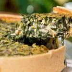 Receita de Quiche de espinafre e queijo
