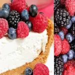Receita de Cheesecake de frutas vermelhas