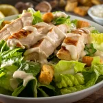 Receita de Salada Caesar com frango grelhado