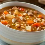 Receita de Sopa de legumes com carne