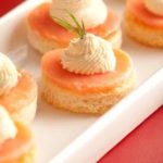Receita de Canapés de Salmão Defumado