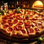 Pizza de Frutas com Queijo de Cabra